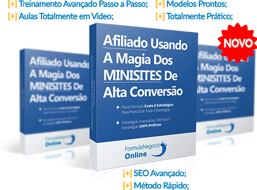 13 minisites - F&oacute;rmula Neg&oacute;cio Online - RMKT
